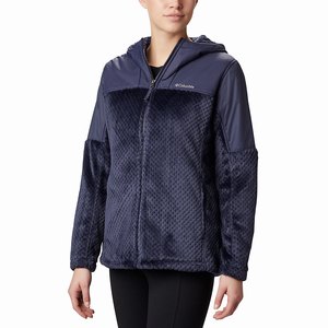 Columbia Fire Side™ Sherpa Hooded Full Zip Dam Marinblå (XJGTR9271)